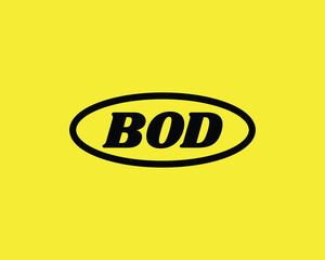 BOD logo design vector template. BOD