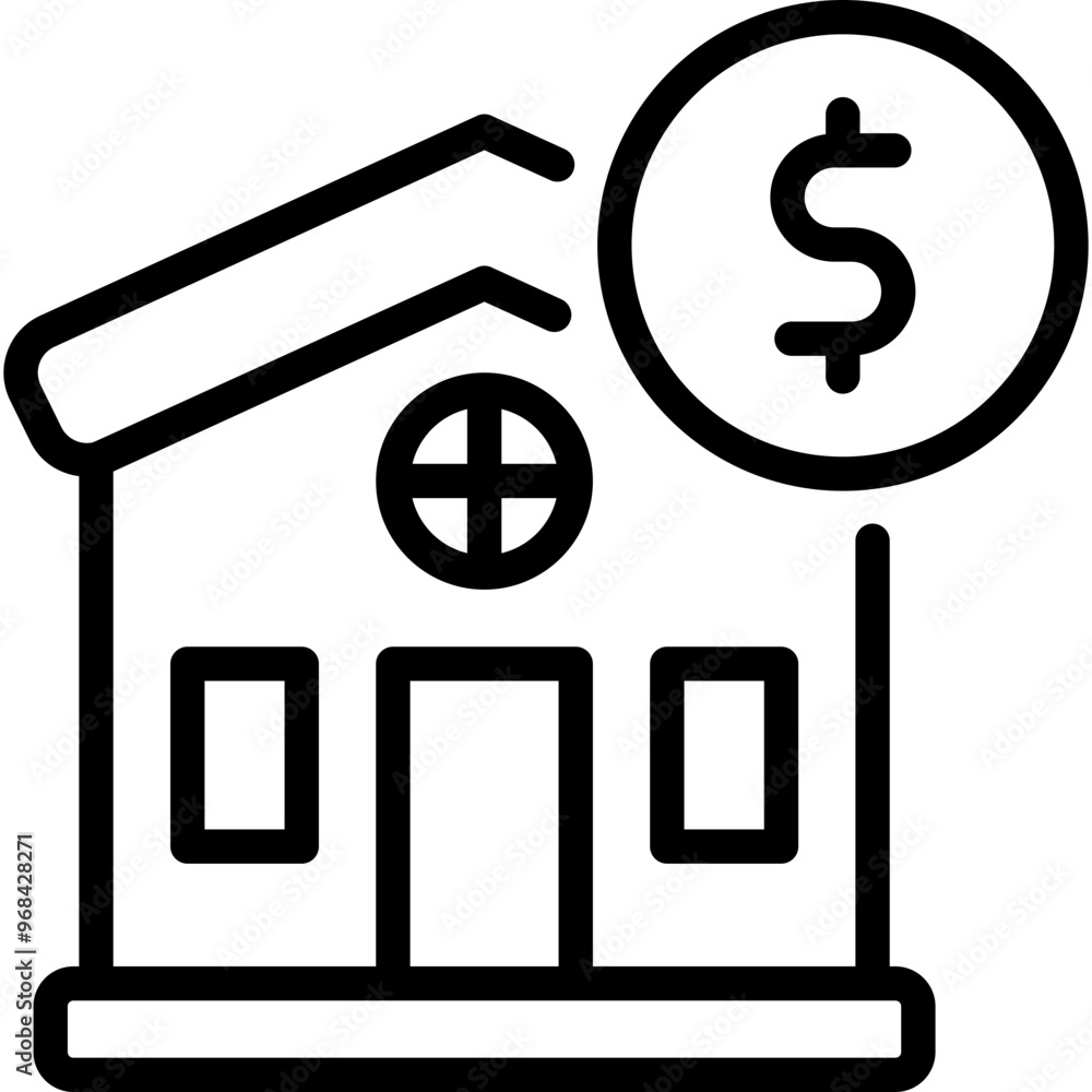 Wall mural payment icon