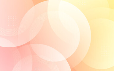 modern abstract frame background.pink and yellow gradations.circle effect style.memphis.background.colorful.vector.eps 10