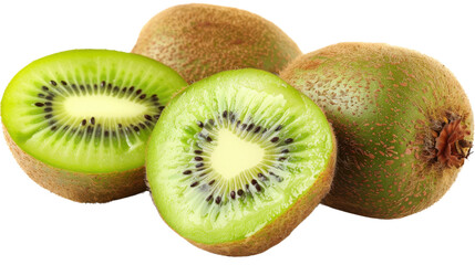 Fototapeta premium Kiwi on transparent background