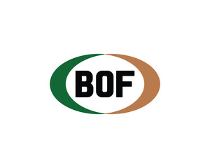 BOF logo design vector template. BOF