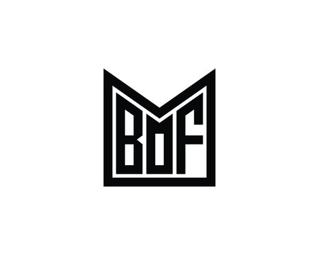 BOF logo design vector template. BOF