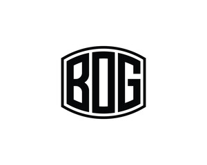 BOG Logo design vector template. BOG