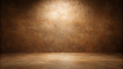 A unique brown studio background with a center spot, perfect for portraits and product photography