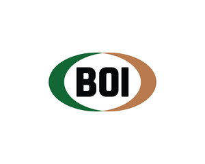 BOI logo design vector template. BOI