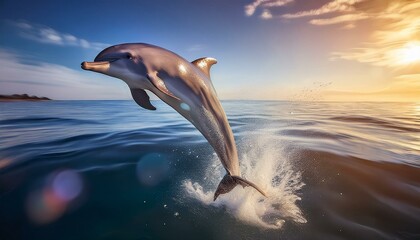dolphin jumping out of water