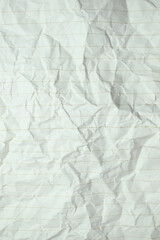 crumpled line paper texture background,  blank sheet notebook