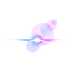 Realistic lens flare, Sun light rays effect. Glowing light effect