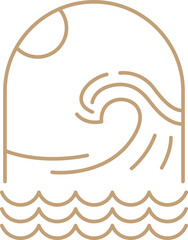  Landscape Linear Frame Border Minimalis