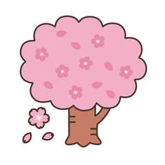 満開の桜の木