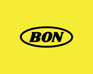 BON logo design vector template. BON