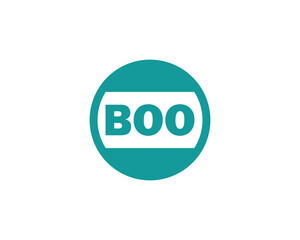 BOO Logo design vector template. BOO