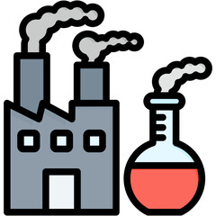 Chemical Pollution Icon