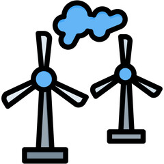 Wind Power Icon