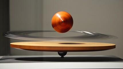 61. The principles of rotational inertia demonstrated with spinning objects