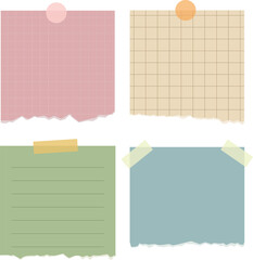 Notepad Clip Art Set