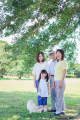 Obraz premium 幸せなファミリー・家族イメージ