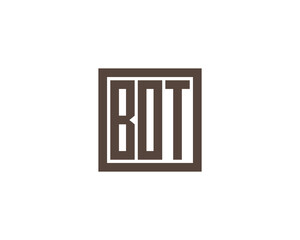 BOT logo design vector template. BOT