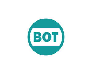 BOT logo design vector template. BOT