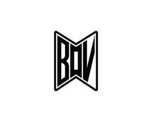 BOV logo design vector template. BOV