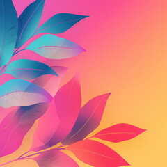 Fototapeta premium Bright Colors, Gradient Background Graphic