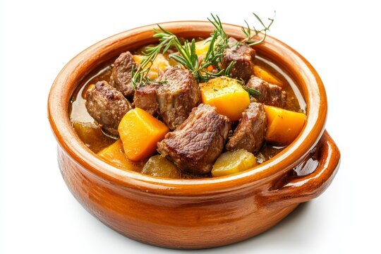 A hearty and flavorful French lamb stew, Navarin d'Agneau, featuring tender lamb cubes, seasonal vegetables, and a rich, savory broth. This classic dish is perfect for a comforting meal.