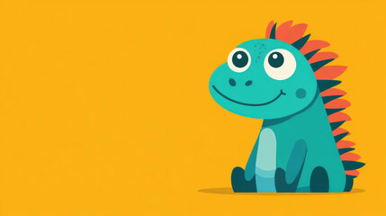 Fun, bold lizard cartoon teaches kids the alphabet with vibrant colors in this engaging educational animation series