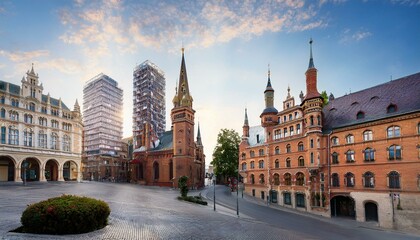 Fototapeta premium old town square