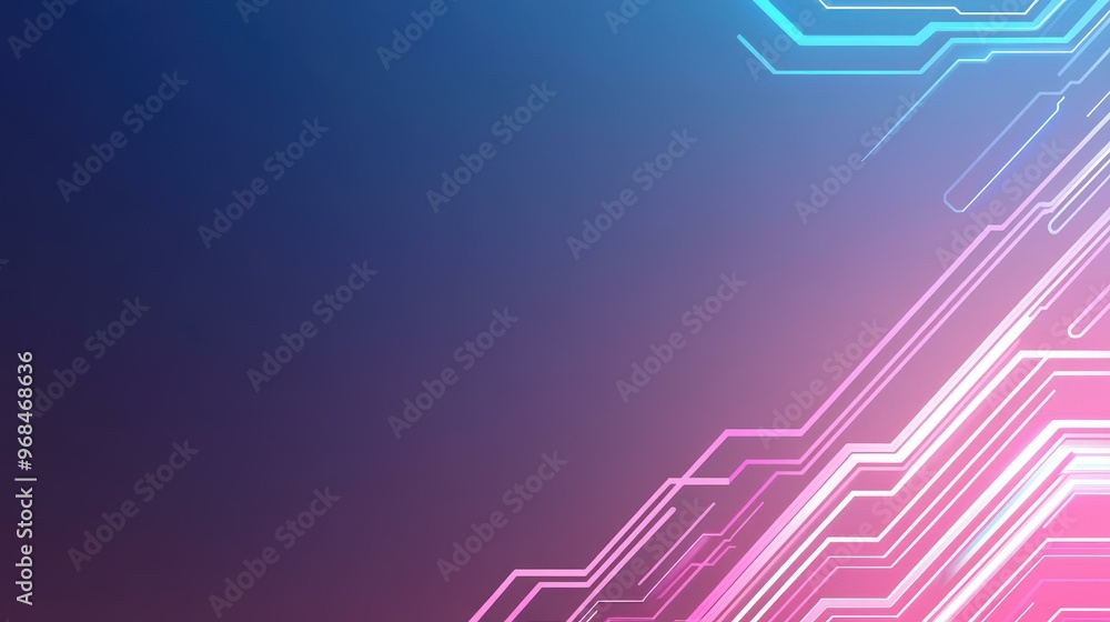 Poster modern abstract design featuring techinspired illumination and seamless connections, perfect for you