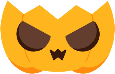 Halloween Pumpkin Jack O'Lantern Illustration
