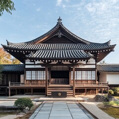 Obraz premium Architecture and designs of the Shisen-do also know as Jozanji.