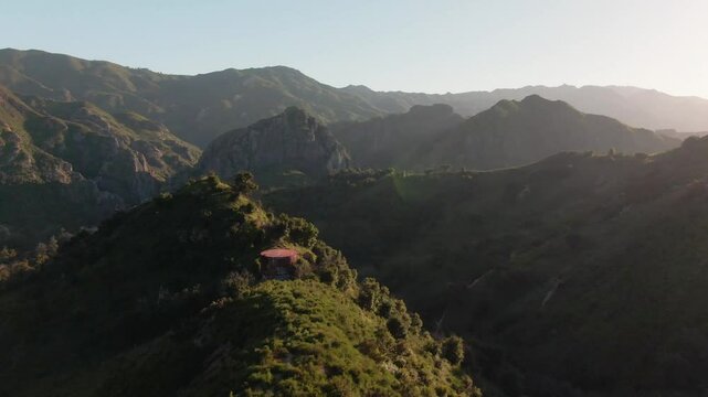 Aerial Malibu Creek Park State Park Mountains Landscape 4