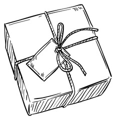 parcels handdrawn illustration