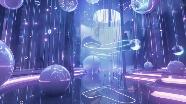 Futuristic cinema with 4D environmental effects and personalized sound bubbles 
