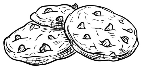 cookies handdrawn illustration