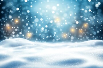 Fototapeta premium Elegant Winter Holiday Background for Festive Designs, Wonderland Perfect Winter-Themed Background for the Holidays