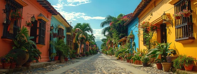 Obraz premium Vigan Heritage City: A colonial-era city with well-preserved Spanish architecture.