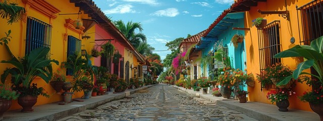 Obraz premium Vigan Heritage City: A colonial-era city with well-preserved Spanish architecture.
