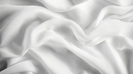 Obraz premium Abstract soft white and grey cloth texture background with subtle fabric pattern, perfect for textile design, fashion material presentations, or elegant minimalist backdrops in modern digital 