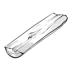 wood handdrawn illustration