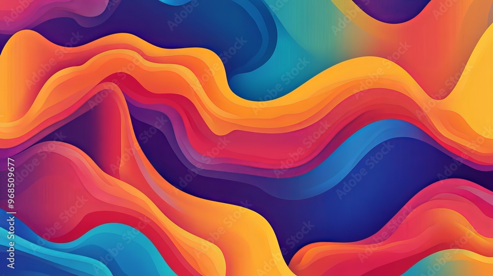 Poster modern abstract vector banner design with geometric patterns, ideal for website templates, digital p