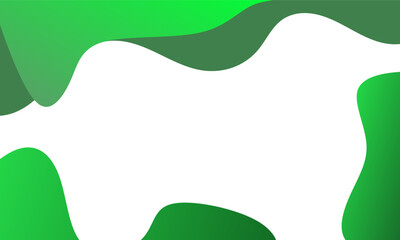 abstract green and white paper cut shapes background. vector illustration design. Green gradient on a minimalist background. 
