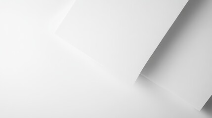 Clean white business background with copy space for text, minimalist design ideal for corporate presentations, modern marketing materials, and professional digital projects