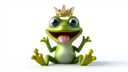 Fototapeta premium Frog King.