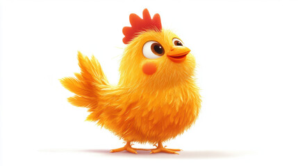 Fototapeta premium Cute Yellow Chick.