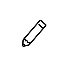 Pencil icon stock vector illustration