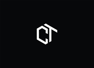Initial Letter CT Logo Design And Creative logo