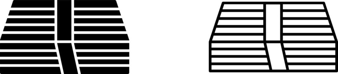 Pack of Bills Vector Icon