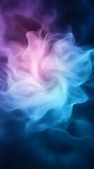 Fototapeta premium Cosmic Mystique Radiant Celestial Gradient in Dark Blues and Purples - Futuristic Space-Inspired Glow for Digital and Physical Environments Evoking Infinite Possibility