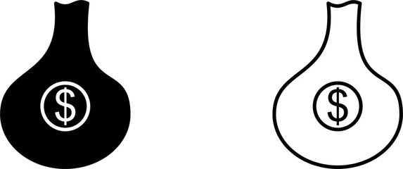 Unique Currency Vector Icon